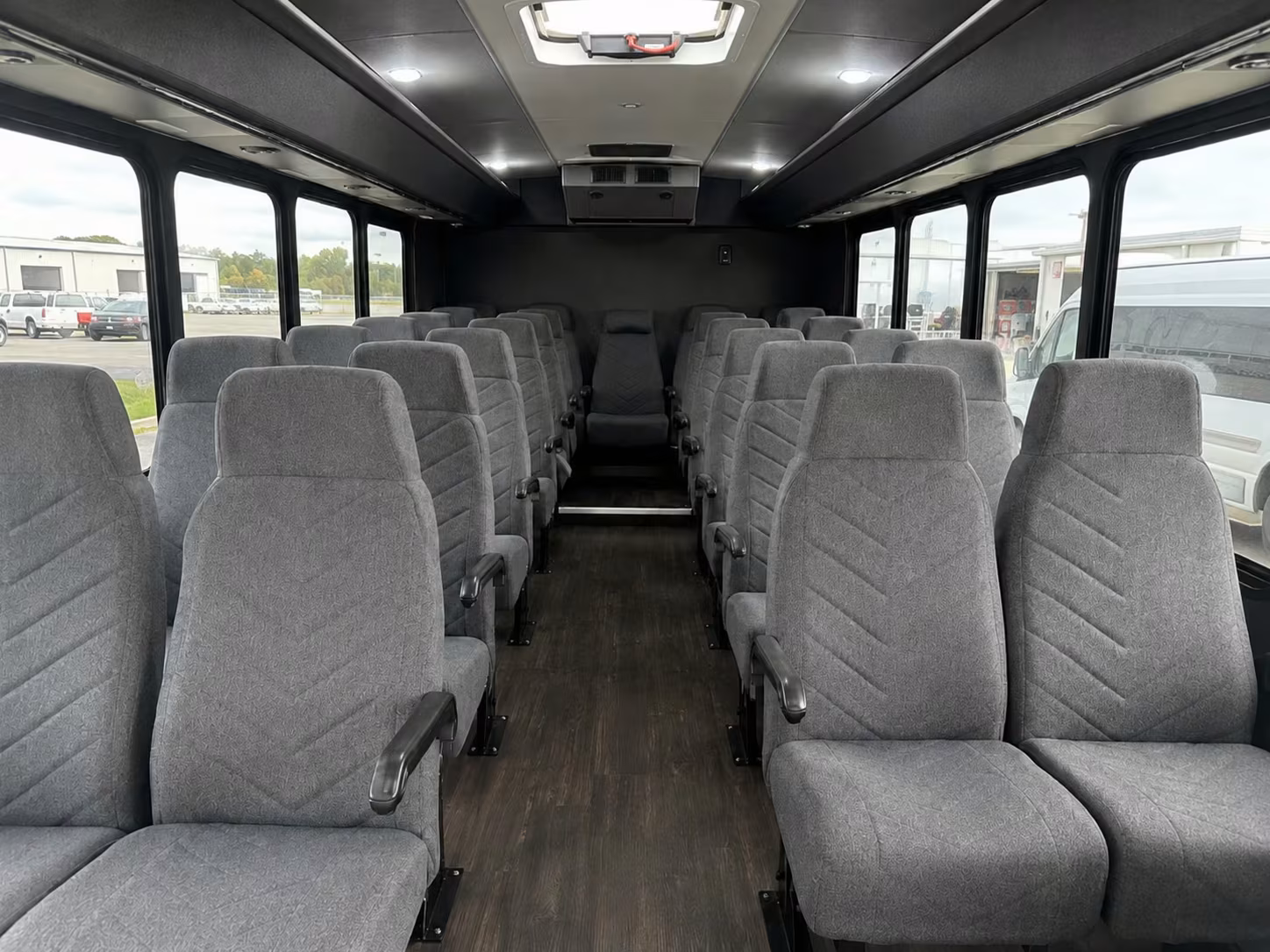 15 passenger minibus interior