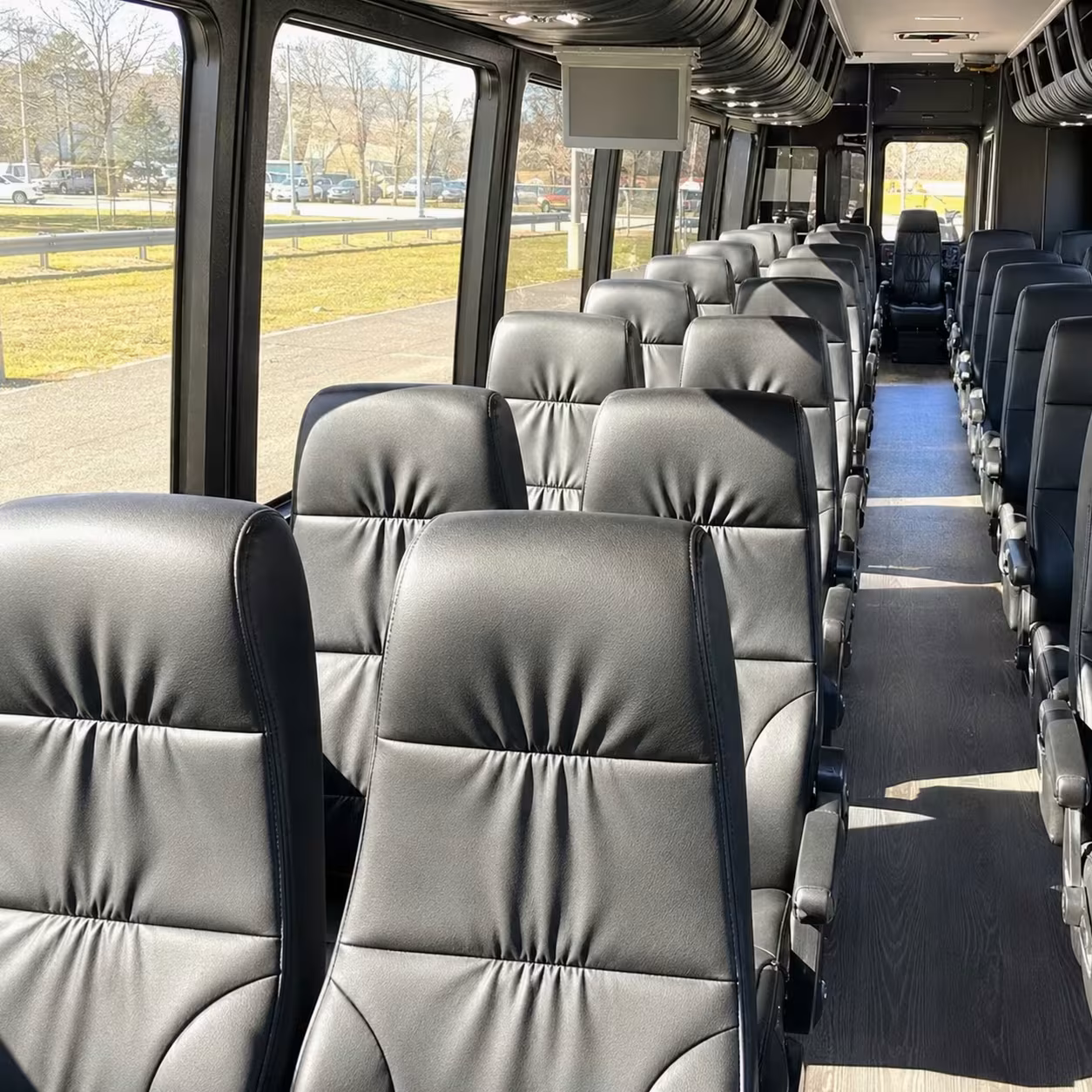 35 passenger minibus inside