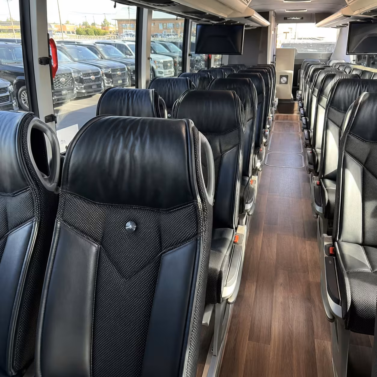 chico charter bus interior