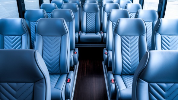 25 passenger minibus interior