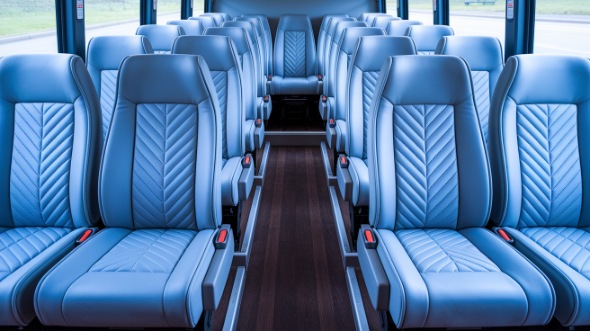 28 passenger minibus interior