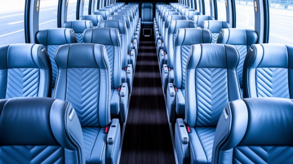 54 passenger charter bus interior