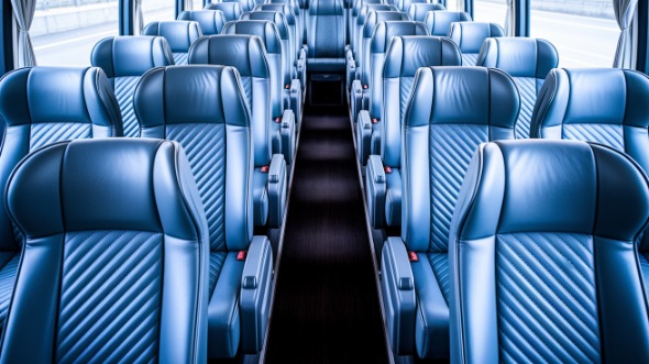 55 passenger charter bus interior
