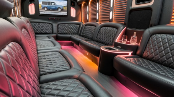 chico party bus rental inside