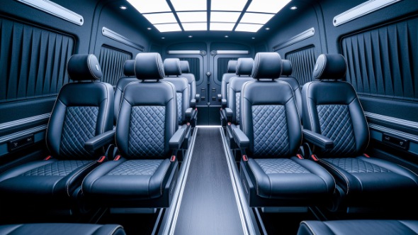 sprinter van with driver interior